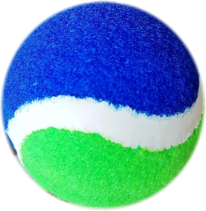 AppleRound Toss and Catch Velcro Ball Set (Hook and Loop), Kids Outdoor Games, Beach Toys, Backyard Sports, Paddle Ball Games (Pack of 4 Paddles and 4 Balls)