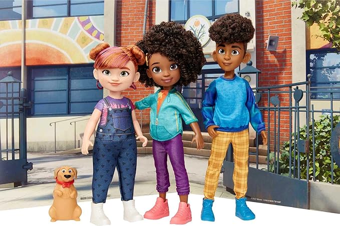 Mattel Karma's World Dolls & Accessories, 3-Pack Set Includes Karma, Winston & Switch Dolls, Plus Pet & Band Gear