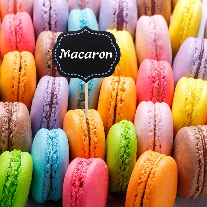 BLUE TOP 50pcs Cupcake Picks Blank Toothpick Flags Cake Toppers Cheese Markers Buffet Labels for Charcuterie Board Food Tags Toothpick Signs for Children's Day,Wedding,Birthday Party,Dinner suppliers