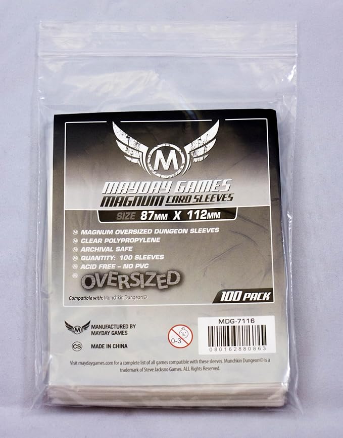 Mayday Games Munchkin Big Box- Standard Compatible Card Sleeve Bundle