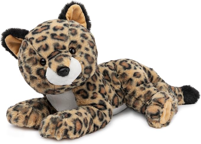GUND Banks Leopard Plush, Premium Stuffed Animal for Ages 1 and Up, Brown/White, 12”