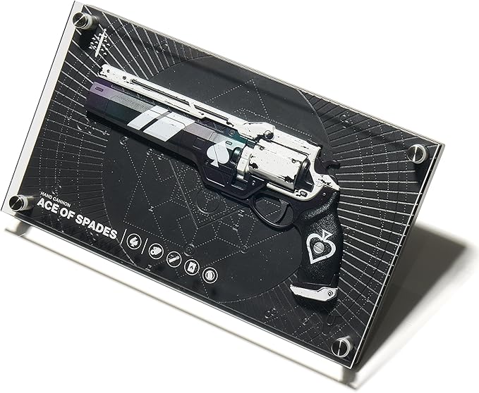 Numskull Ace of Spades Exotic Weapon Figure 12x6 (30x17cm) Limited Edition Collectible Replica Statue - Official Destiny Merchandise - FPS Sci-Fi Action Video Game Figurine