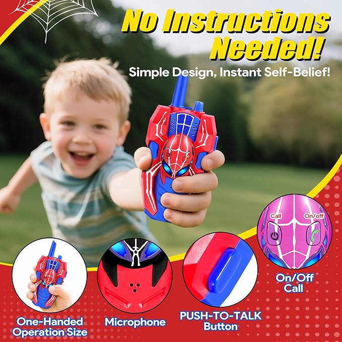 Vvinca Walkie Talkies for Kids 5 Pcs