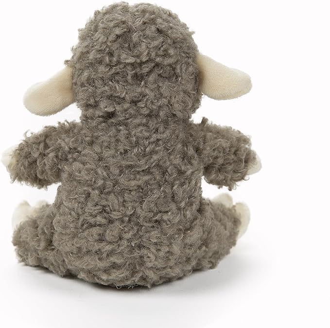 Tiny Heart Sheep Stuffed Animal, Sheep Plush Toy, Lamb Stuffed Animal Cute Soft Stuffed Lamb Kids Boys and Girls Birthday Home Decor Cuddly Grey Lamb Toys (Sitting Position)