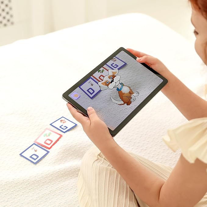 Alphabet Flashcards with Augmented Reality – ABC Talk with Me! | Educational Learning Cards A–Z | AR Games + App | for English Learners, Parents & Teachers