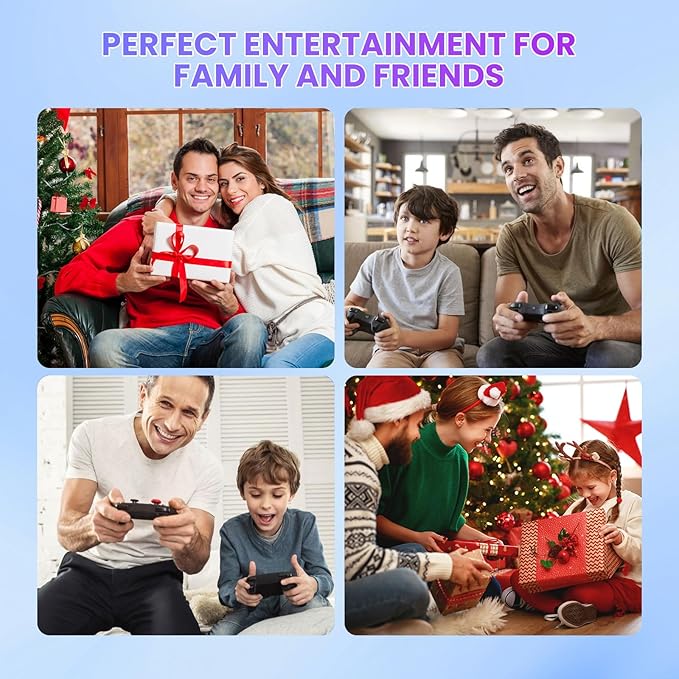 Retro Game Stick Pro 2026 Wireless Gamestick Built-in 20,000+ Plug and Play Retro Video Games, with 18 Classic Simulators, 4K HDMI Game Stickwith 2 Wireless Controllers, Easter Birthday Gift