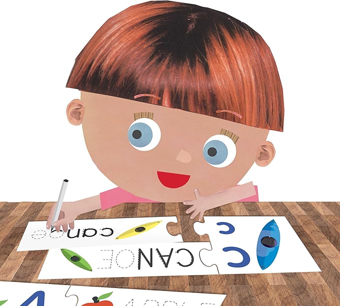 Headu Read & Write – Preschool Learning Activities Ages 3-6, Educational Toys for 3 4 5 6 Year Old Boys Girls, Reusable Letter Tracing for Kids, Learn to Write, Kids Writing Practice, Teaching Games
