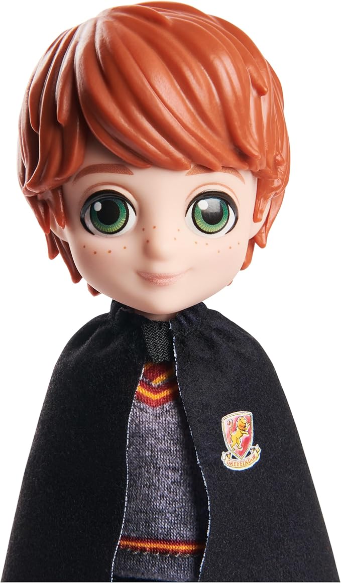 Wizarding World Harry Potter, 8-inch Ron Weasley Doll 12-Piece Back to Hogwarts Gift Set with Doll Accessories, Kids Toys for Ages 6 and up