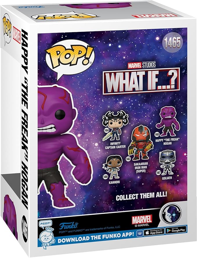 Funko POP Vinyl: Marvel What If - Happy The Freak Hogan - Collectable Vinyl Figure - Gift Idea - Official Merchandise - for Kids & Adults - TV Fans - Model Figure for Collectors and Display