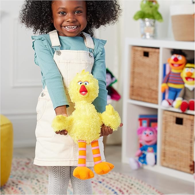 GUND Sesame Street Official Big Bird Muppet Plush, Premium Plush Toy for Ages 1 & Up, Yellow, 14”