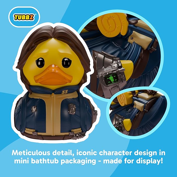 TUBBZ Mini: Fallout TV - Lucy Maclean Cosplaying Rubber Duck Vinyl Figure – Official Collectible for Fans of Fallout TV