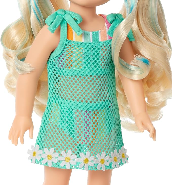 American Girl, AG Sisters Beachy Chic Fashion Set, Doll Clothes, for 14.5-inch Dolls, 8 pcs, for Ages 4+
