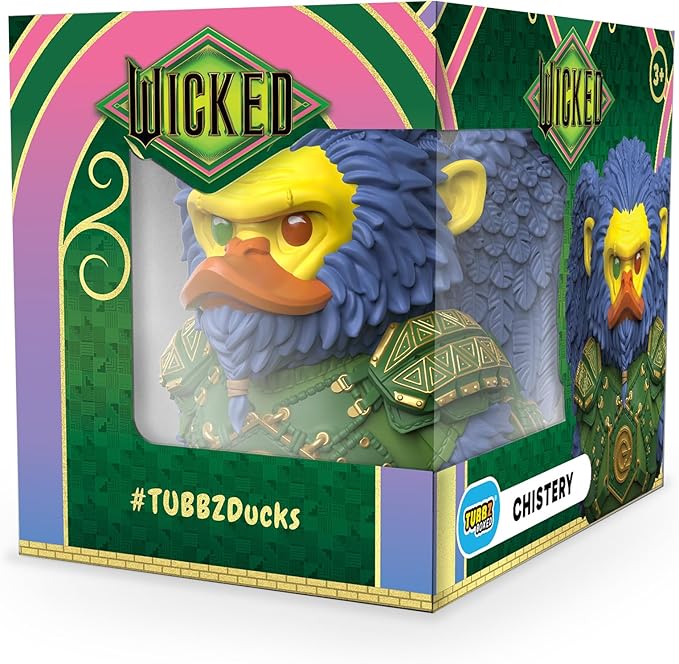 TUBBZ Boxed Edition: Wicked for Good - Flying Monkey Chistery Cosplaying Rubber Duck Vinyl Figure – Official Collectible for Fans of Wicked