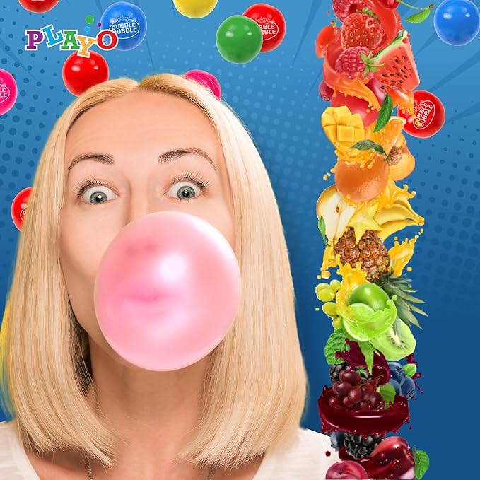 Gumball Machine for Kids 8.5" - Coin Operated Bubble Gum Machine and Toy Bank - Candy Machine Dispenser Includes 85 Gum Balls - Great Candy Dispenser Machine Gift Toys for Girls and Boys (Red)