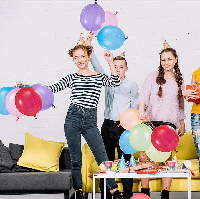 JOYIN 36 Pcs Punch Balloons, Easter Egg Fillers, Heavy Duty Party Favors for Kids, Punching Balloons with Rubber Band Handle for Birthday, Goodie Bags Stuffers, Party Supplies