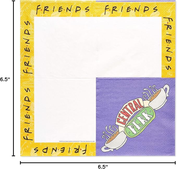 American Greetings Friends Party Supplies, Lunch Napkins (50-Count)