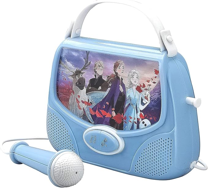 Frozen II Disney Sing Along Boombox Connect MP3, Microphone