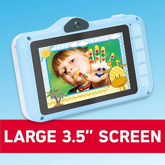 AGFA Photo Realikids Cam 2 - Kids Camera, Selfie Mode, Photo & Video, 3.5 inch LCD Screen, Photo Filters, Lithium Battery