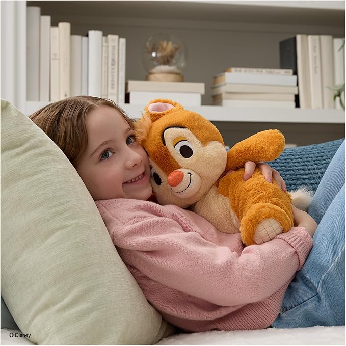 GUND Disney Official Dale Oh So Snuggly Plush, Disney Chip and Dale Plushies, Chipmunk Stuffed Animal for Babies and Infants, Brown, 12.5”