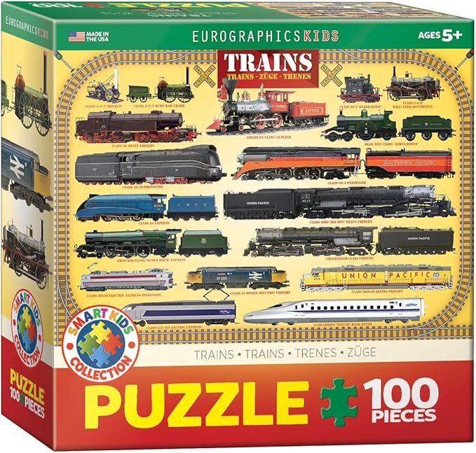 Trains 100 Piece Jigsaw Puzzle