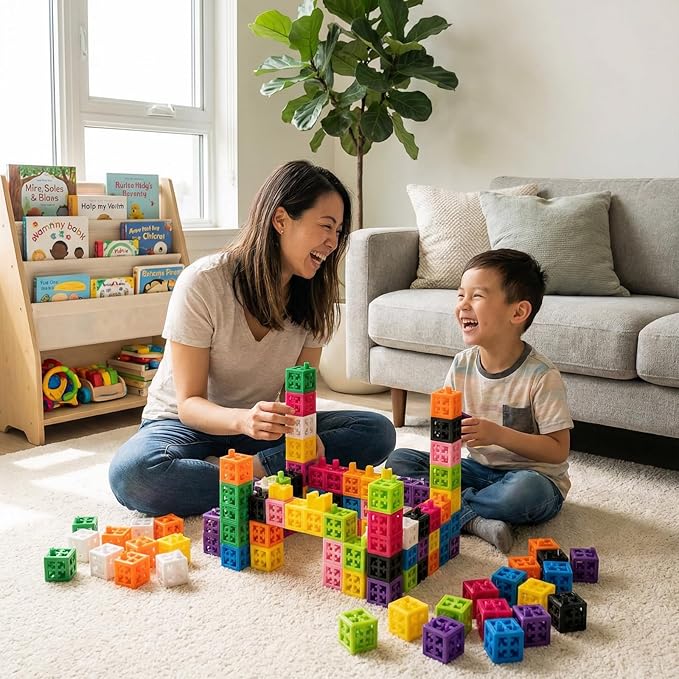 Toy Construction blocksCounting Learning Color Classification Toy, Math Education for Preschool Children, Montessori Toys Suitable for 1-3 Year Old Boys and Girls