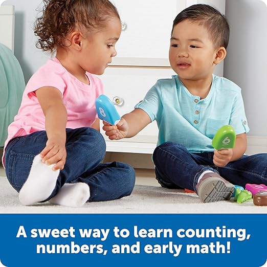 Learning Resources Smart Snacks Number Pops - Sorting Toys, Stacking Montessori, Classroom Must Haves, Math Manipulatives, Number Matching Games, Fine Motor Preschool, Speech Therapy