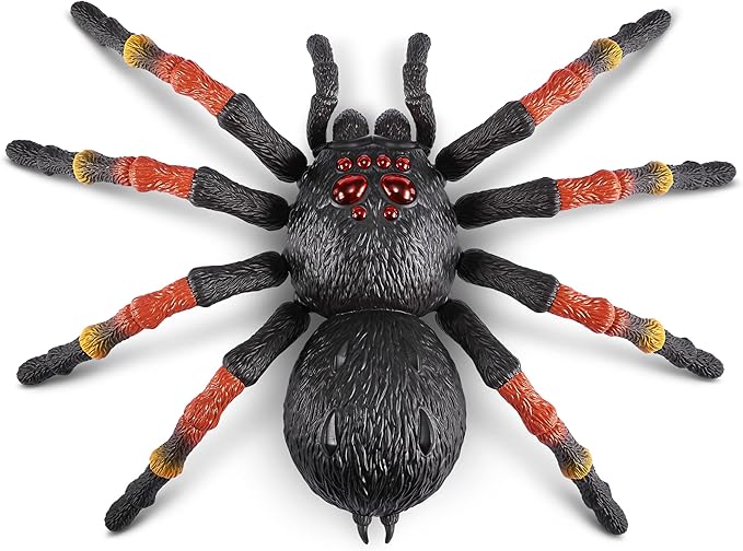 Robo Alive Giant Tarantula by ZURU Battery-Powered Robotic Interactive Electronic Spider That Moves and Crawls, Comes with Web Slime, Prankst Toys for Boys, Kids, Teens