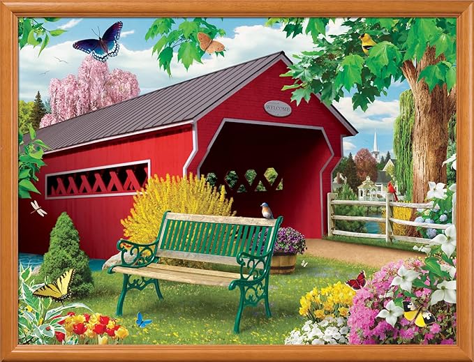 Masterpieces 750 Piece Jigsaw Puzzle for Adults and Family - Springtime - 18"x24"