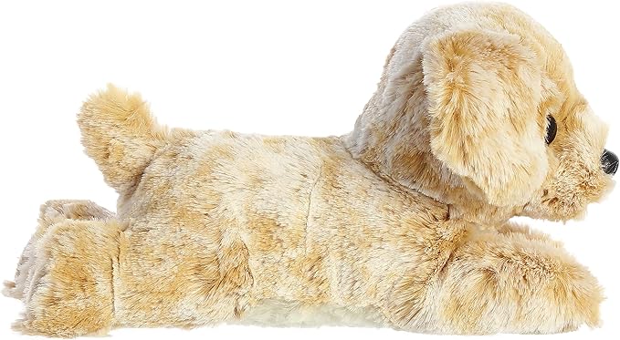 Aurora® Adorable Mini Flopsie™ Rusty Retriever™ Stuffed Animal - Mini Companions Ready for Playful Adventures - for Kids All Ages, Toddlers, Adults, and Families - Brown 8 Inches