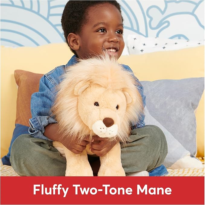 GUND Regis Lion Plush, Lion Stuffed Animal for Ages 1 and Up, Tan/Gold, 12"