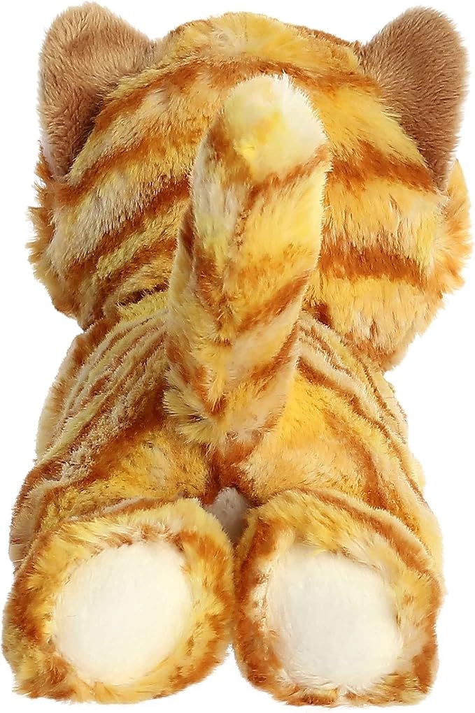 Aurora® Adorable Mini Flopsie™ Ginger Cat™ Stuffed Animal - Mini Companions Ready for Playful Adventures - for Kids All Ages, Toddlers, Adults, and Families - Orange 8 Inches