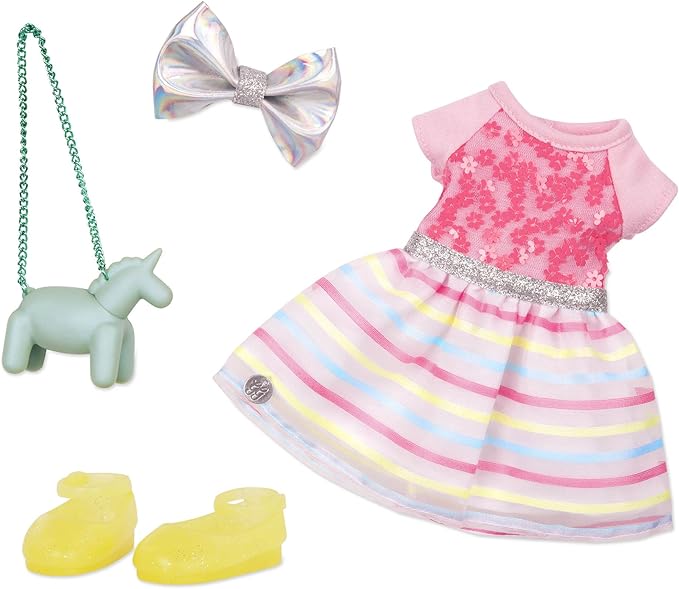 Glitter Girls – 14-Inch Doll Clothes – Shiny Flowers in Bloom Outfit – Toys, Clothes & Accessories for Girls 3 – Year – Old & Up , Pink