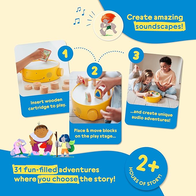 Interactive Audio Play Stage Game |The Groblies Game |Create Your Own Stories| Listen, Learn and Play | Ages 3+ Boys & Girls