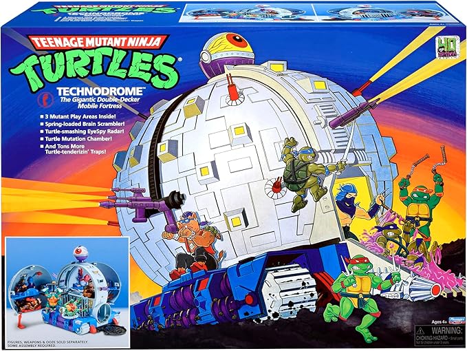 Teenage Mutant Ninja Turtles TMNT Classic Technodrome Playset - Amazon Exclusive