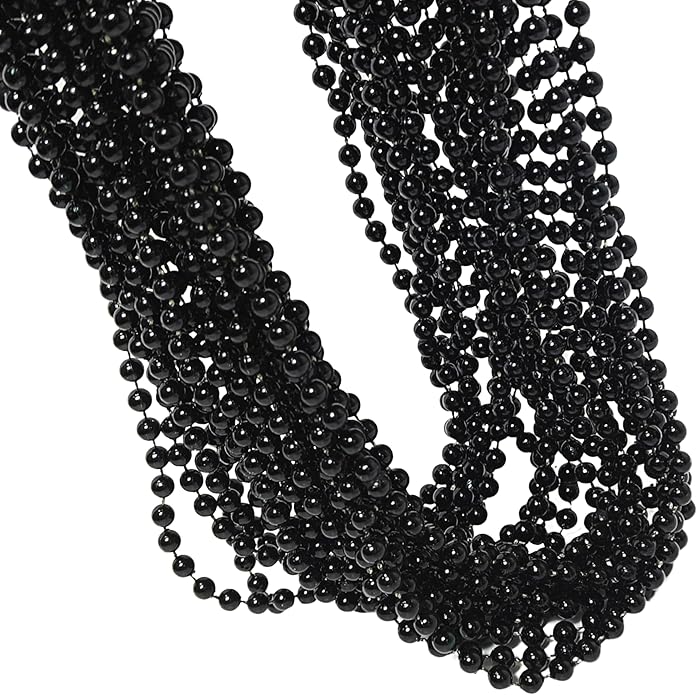 LUV HER Beaded Necklaces 24-Pack – Party Accessories for Girls & Women – Festive Dress-Up & Pretend Play