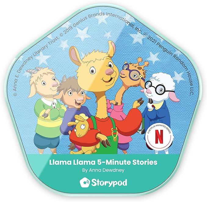 Storypod | Llama Llama 5-Minute Stories | Token for The Storypod Audio Learning System | SEL Audio Learning & Interactive Fun