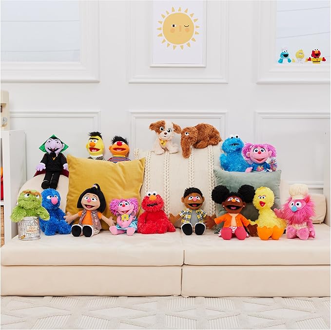 GUND Sesame Street Official Bert Muppet Plush, Premium Plush Toy for Ages 1 & Up, Yellow, 14”