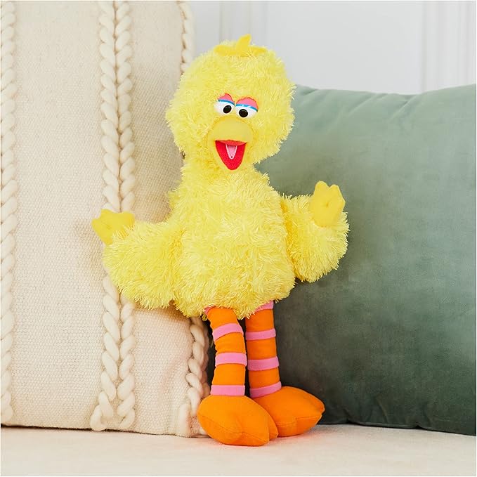 GUND Sesame Street Official Big Bird Muppet Plush, Premium Plush Toy for Ages 1 & Up, Yellow, 14”