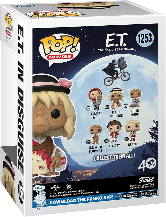 Funko Pop! Movies: E.T. The Extra-Terrestrial - E.T. in Disguise