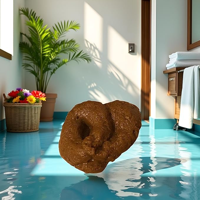 Realistic Floating Fake Poop Toy - April Fools' Day Prank Gag Gift with Brown Proof Design | Hilarious Novelty Prank Supplies for Adults,Gag Gifts, Prank Party Accessories