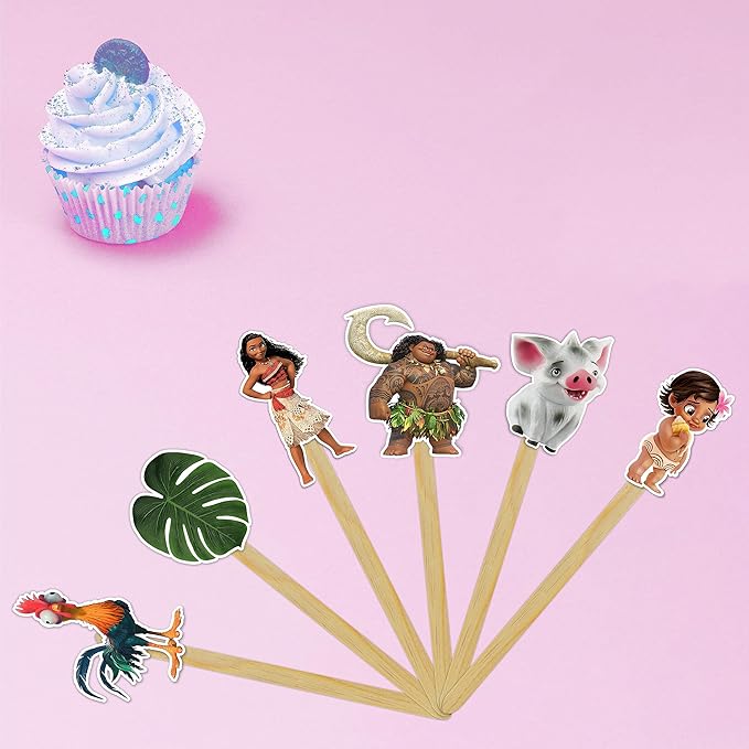 Bby Mna Cupcake Topper - Elegant Dessert Decoration | Ocean Theme Party Decor | Stylish & Reusable Cupcake Topper for Birthday Celebrations
