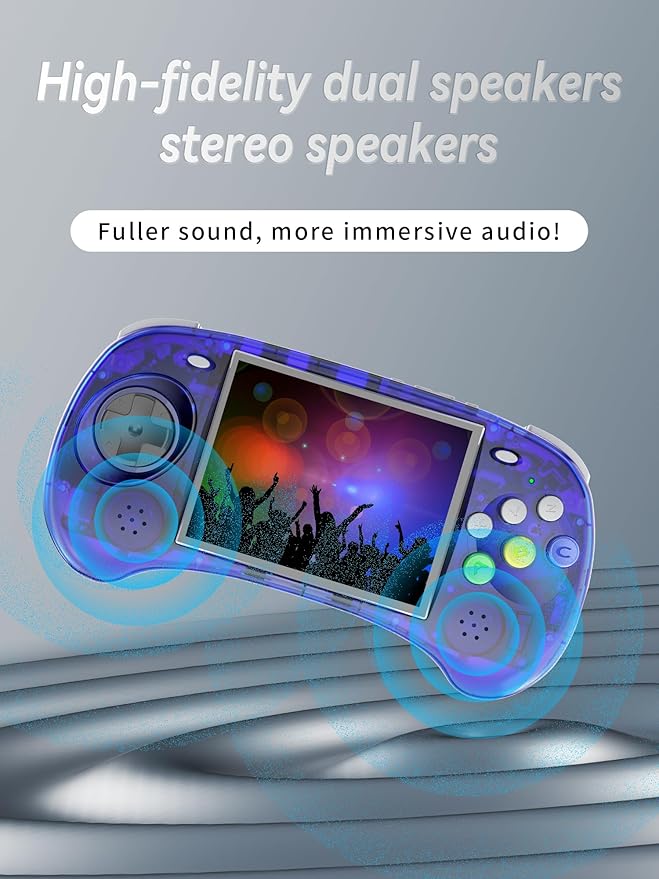 RG ARC-S Retro Handheld Game Linux System RG3566 4.0 inch IPS Screen,RGARC S with1G 128GTF Card Pre-Installed 4541 Games Supports 5G WiFi 4.2 Bluetooth Online Fighting,Streaming and HDMI