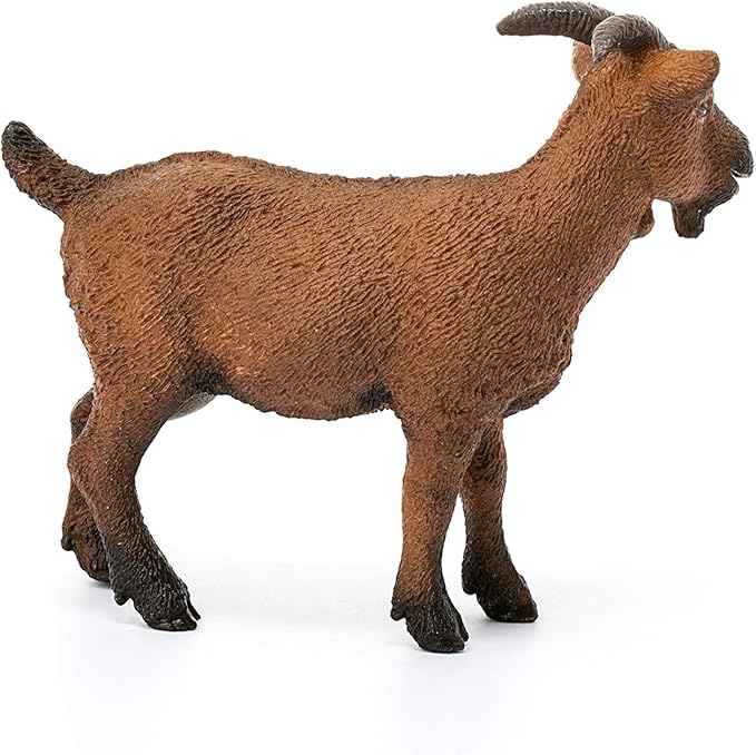 Schleich Farm World Realistic Goat Figurine - Highly Detailed and Durable Farm Animal Toy, Fun and Educational Play for Boys and Girls, Gift for Kids Ages 3+