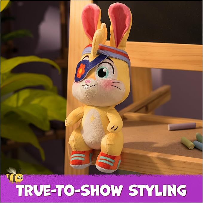 Vida The Vet, Zig Zag Plush Toy, 9-Inch Tall Stuffed Animals with Super-Soft Fur, Kids Toys for Girls & Boys Ages 3 and up