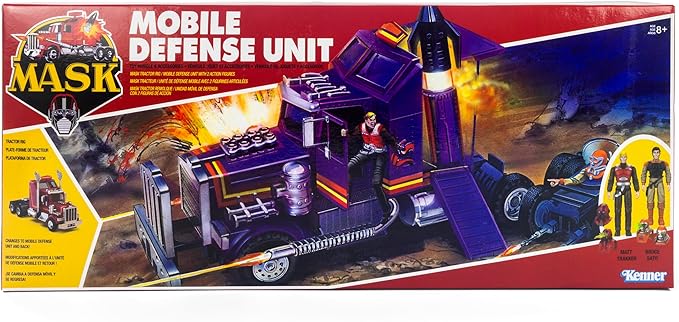 The Loyal Subjects M.A.S.K. Mobile Defense Unit with Matt Trakker & Bruce Sato Action Figures