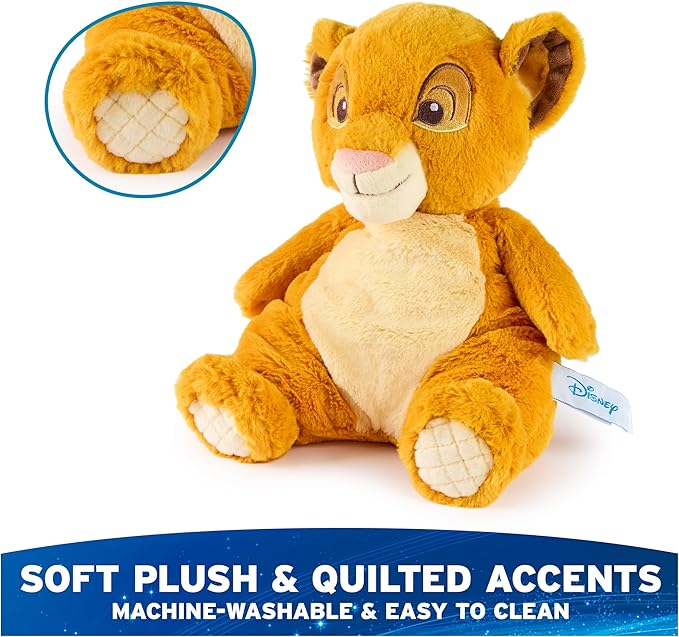 GUND Disney Official Simba Oh So Snuggly Plush, The Lion King, Lion Stuffed Animal for Babies and Infants, Yellow, 12.5”