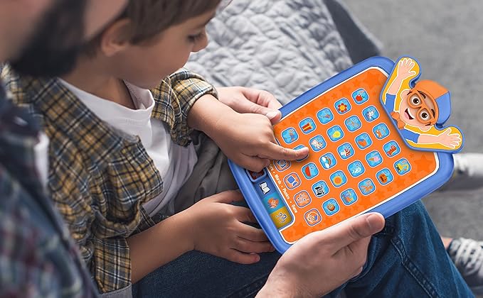 ekids Blippi Kids Tablet for Preschool Learning, Toddler Tablet with Educational Games and ABC Learning for Toddlers and Fans of Blippi Toys