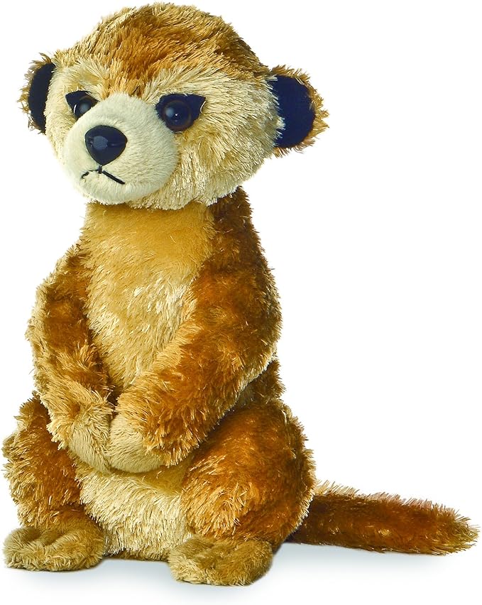 Aurora® Adorable Mini Flopsie™ Meerkat II™ Stuffed Animal - Mini Companions Ready for Playful Adventures - for Kids All Ages, Toddlers, Adults, and Families - Brown 7 Inches