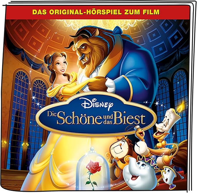 tonies Disney Audio Figure for Toniebox, Beauty and The Beast, Original Audio Play for The Film, Audio Play for Children from 4 Years, Playing Time Approx. 59 Minutes