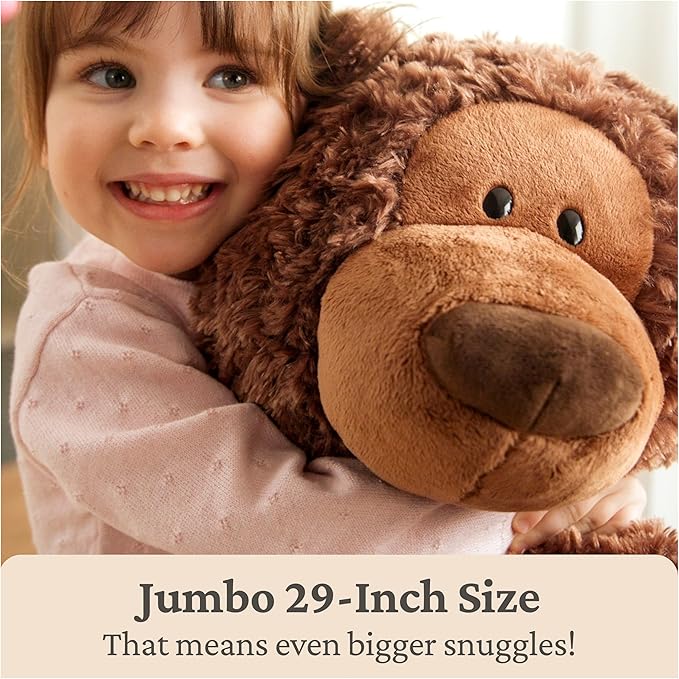 GUND Jumbo Philbin Teddy Bear, Large Teddy Bear, Stuffed Animal for Ages 1 and Up, Plush Toy, Chocolate Brown, 29"